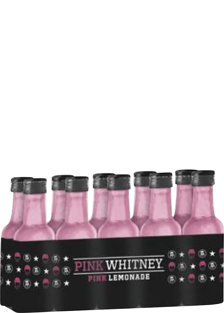 10 Pack Pink Whitney 50ml Bottles