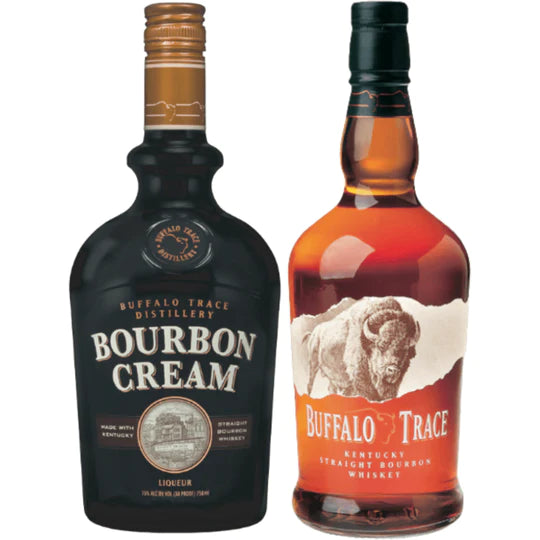 Buffalo Trace Bourbon & Bourbon Cream Liqueur Bundle 750ml