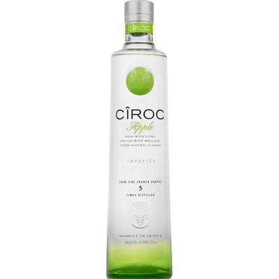 Ciroc Apple (Made with Vodka Infused with Natural Flavors) 750 ml