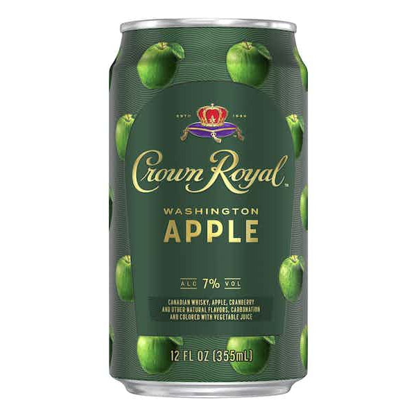 Crown Royal Washington Apple Canadian Whisky Cocktail 4 pack cans