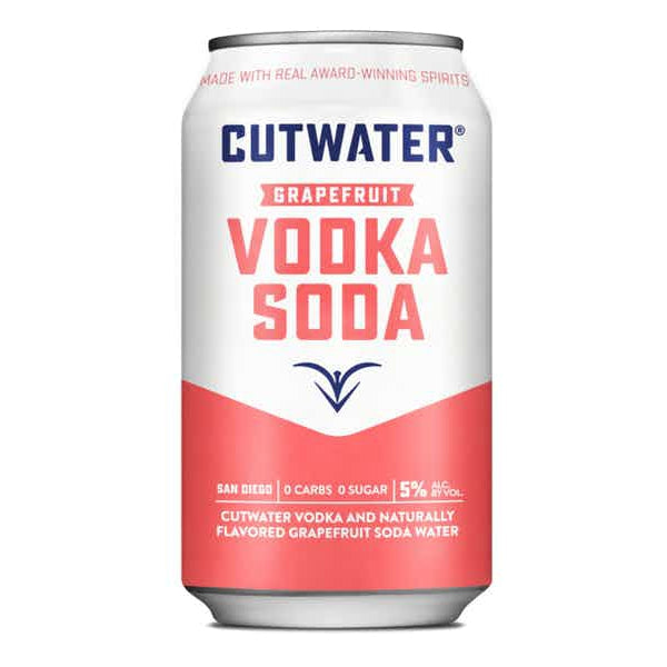 Cutwater Grapefruit Vodka Soda 4 pack cans