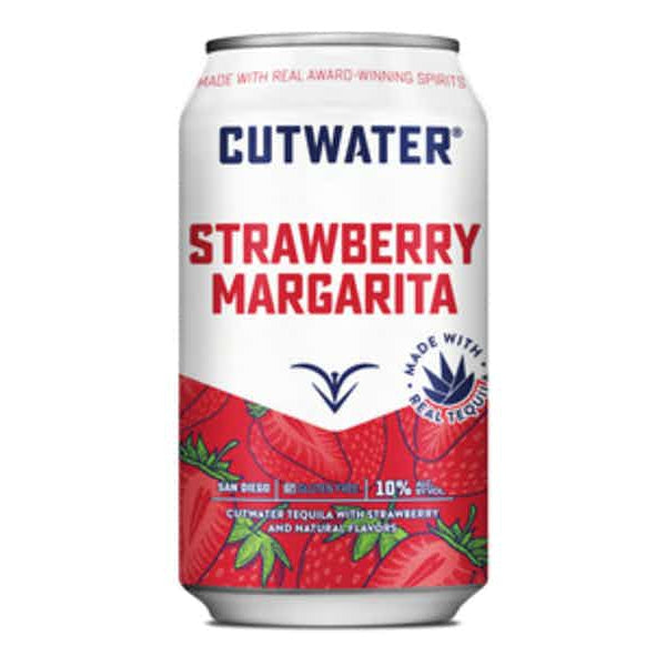 Cutwater Strawberry Margarita 4 pack cans
