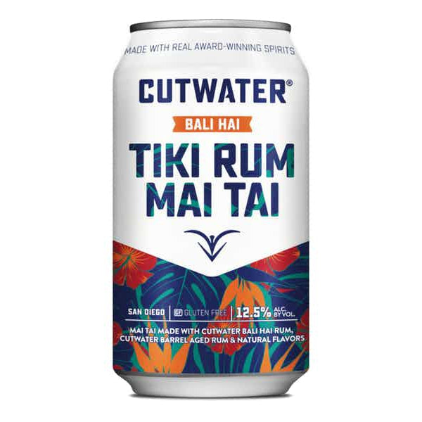 Cutwater Tiki Rum Mai Tai 4 pack cans