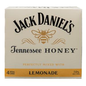 Jack Daniel's Tennessee Honey Lemonade 4 pack 12oz cans