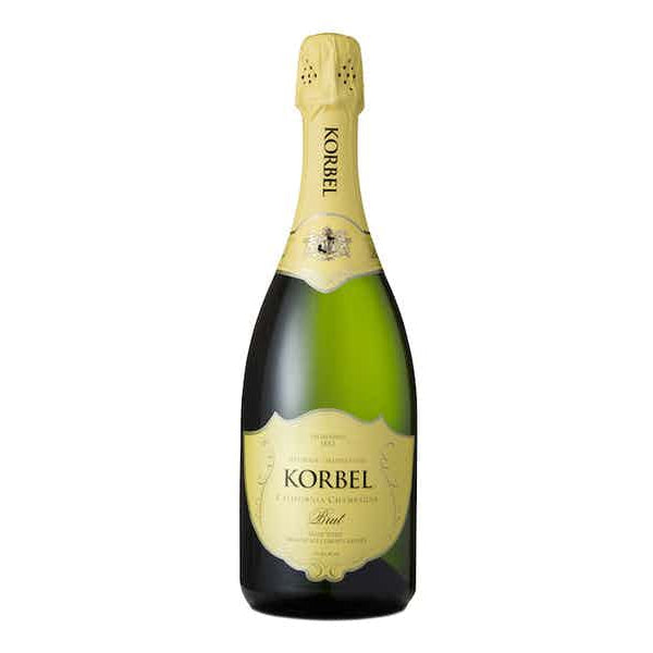 Korbel Brut California Champagne Made with Organically Grown Grapes 750ml