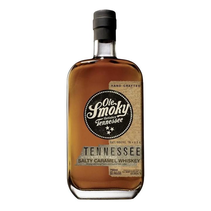 Ole Smoky Salty Caramel Flavored Whiskey Mountain Made 60 Proof