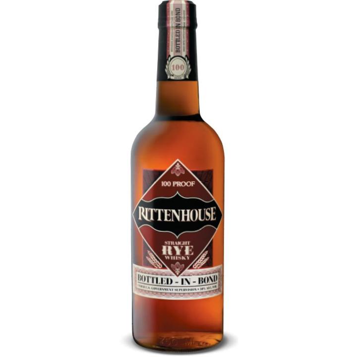 Rittenhouse Straight Rye Whiskey Bottled In Bond 100