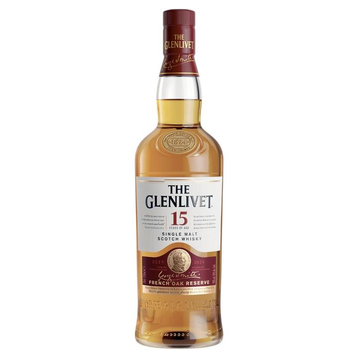 The Glenlivet Single Malt Scotch The French Oak Reserve 15 YR 80 Proof